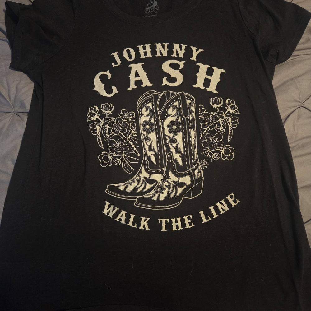 Torrid Black Johnny Cash Graphic Tee